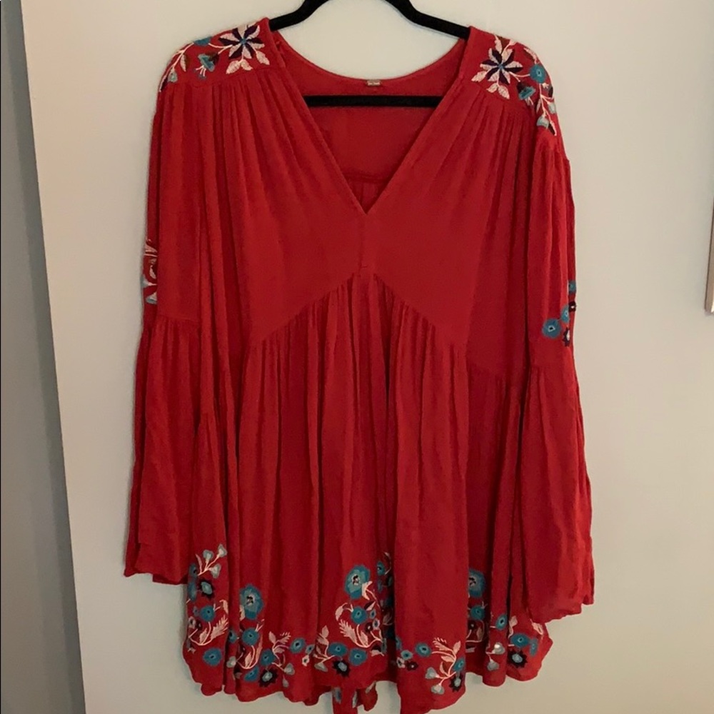 free people pink dress